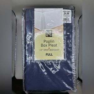NWT - Full Box Pleat Drop bed skirt